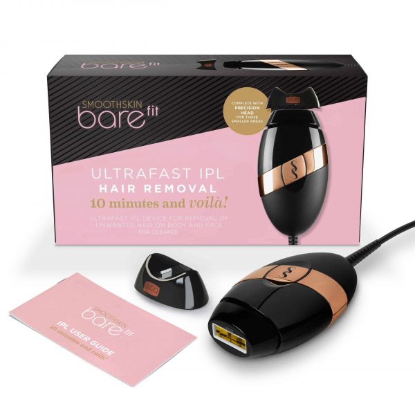 SmoothSkin Bare Fit Black IPL Hair Removal Device - เครื่องกำจัดขนถาวร IPL SmoothSkin Bare Fit
