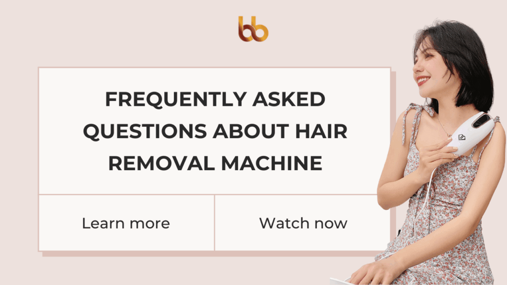 Frequently asked questions about hair removal machine