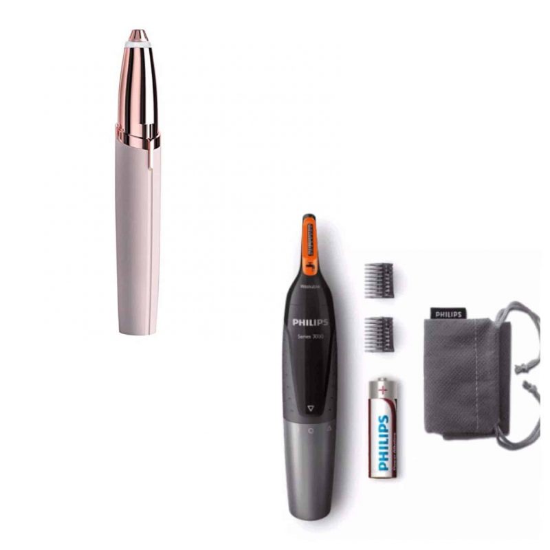 Flawless eyebrow trimmer and Philips eyebrow trimmer